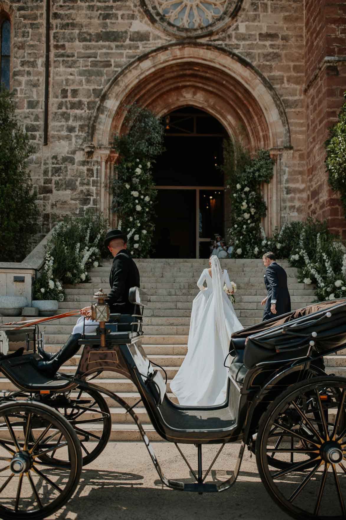 Boda con Carruaje de Caballos