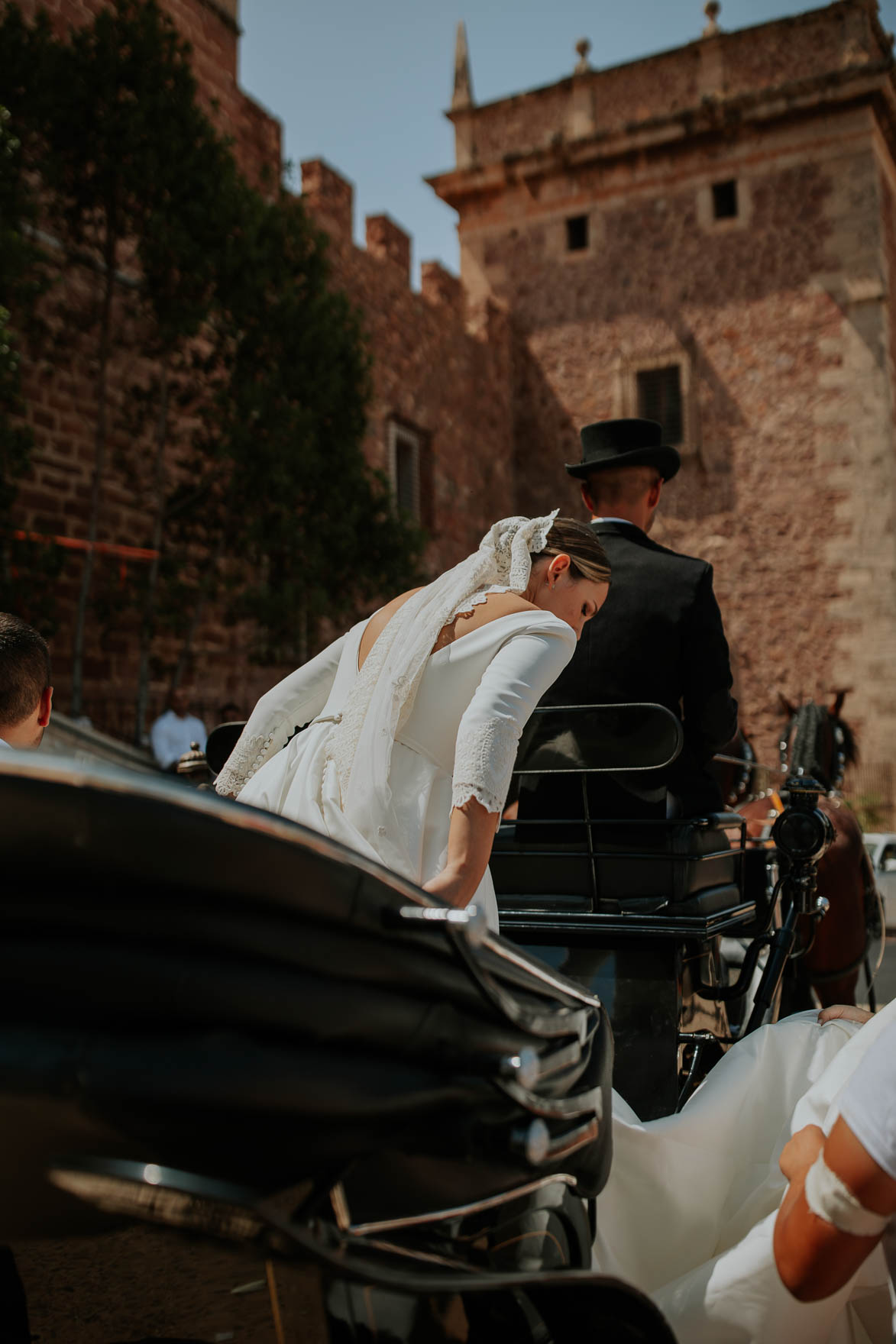 Boda con Carruaje de Caballos