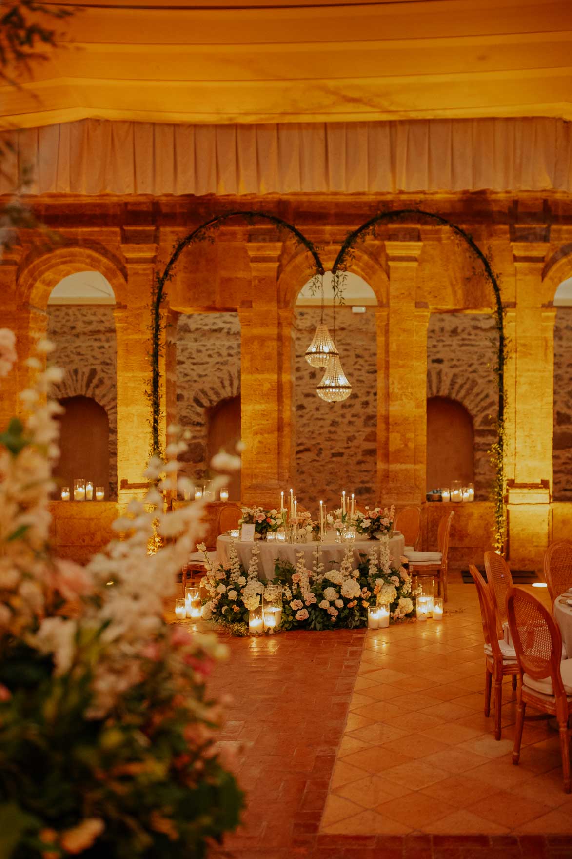 Decoración con lamparas para Bodas Valencia