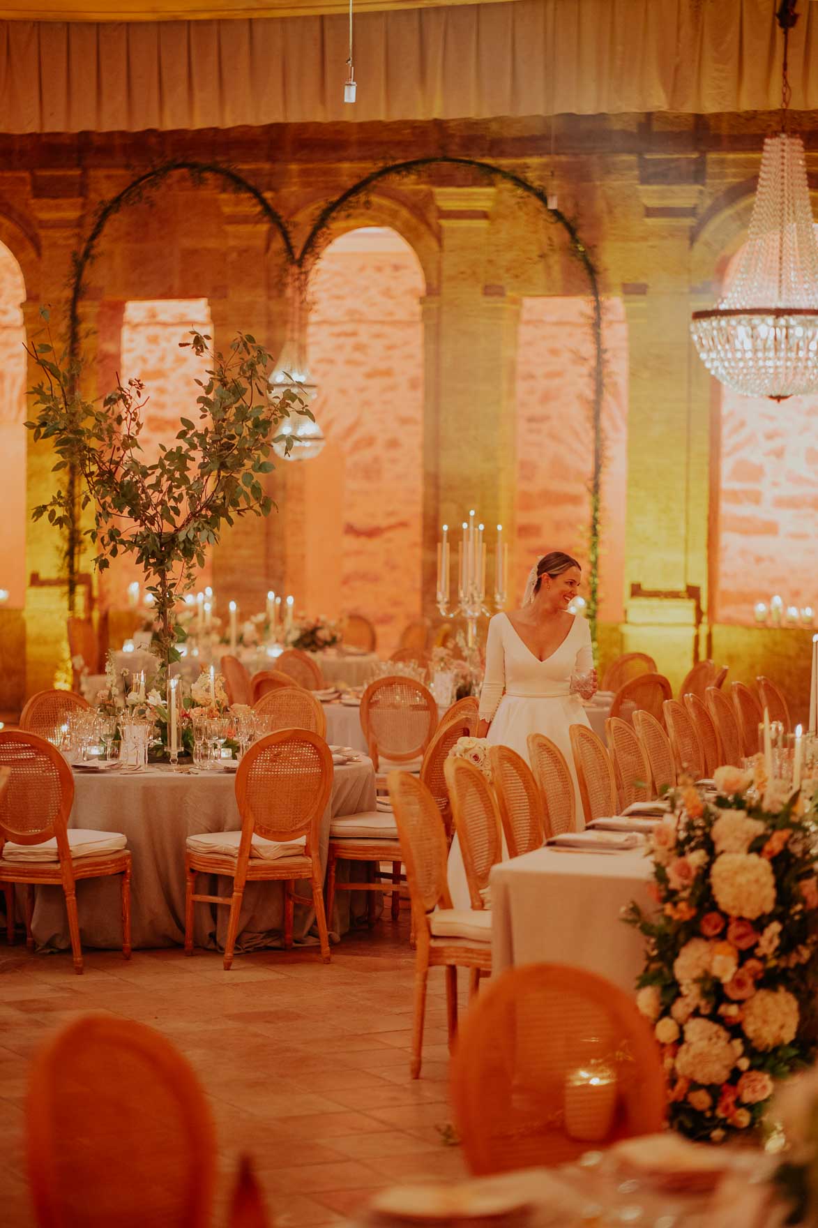 Decoración con lamparas para Bodas Valencia