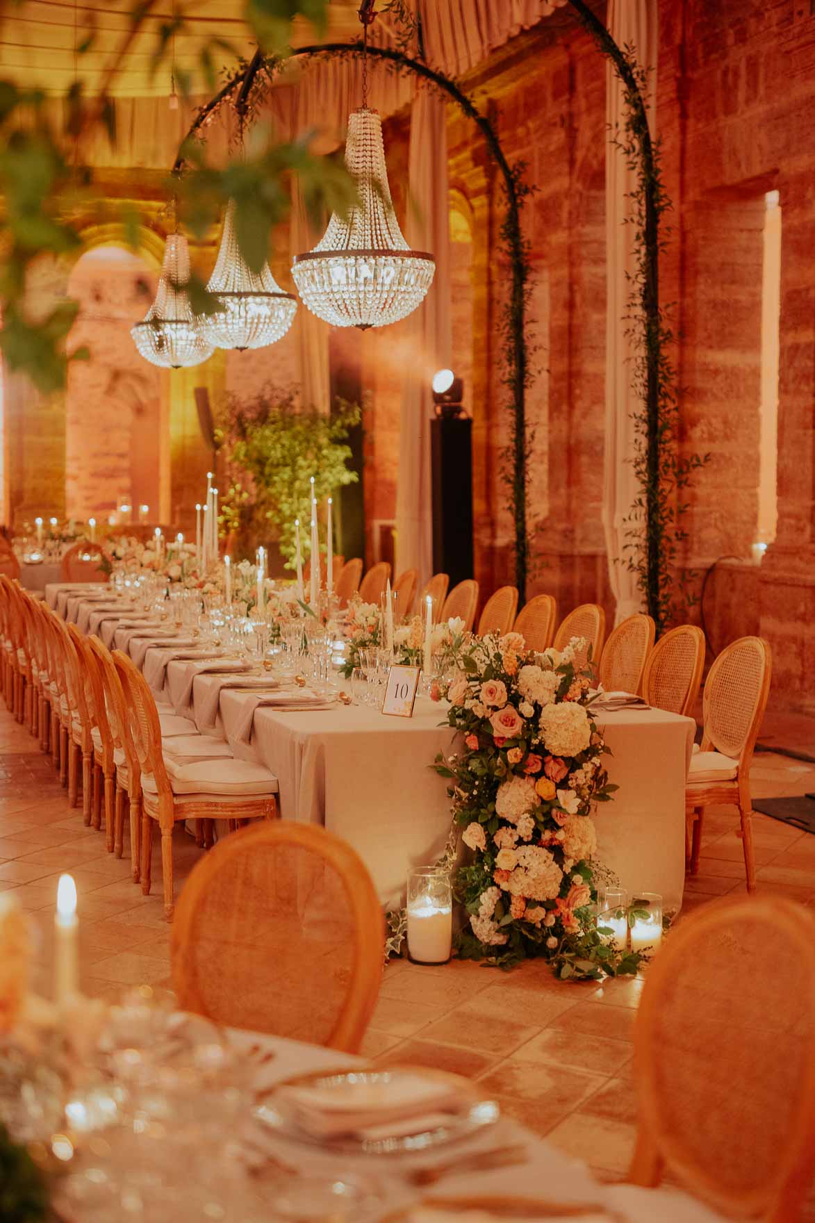 Decoración con lamparas para Bodas Valencia