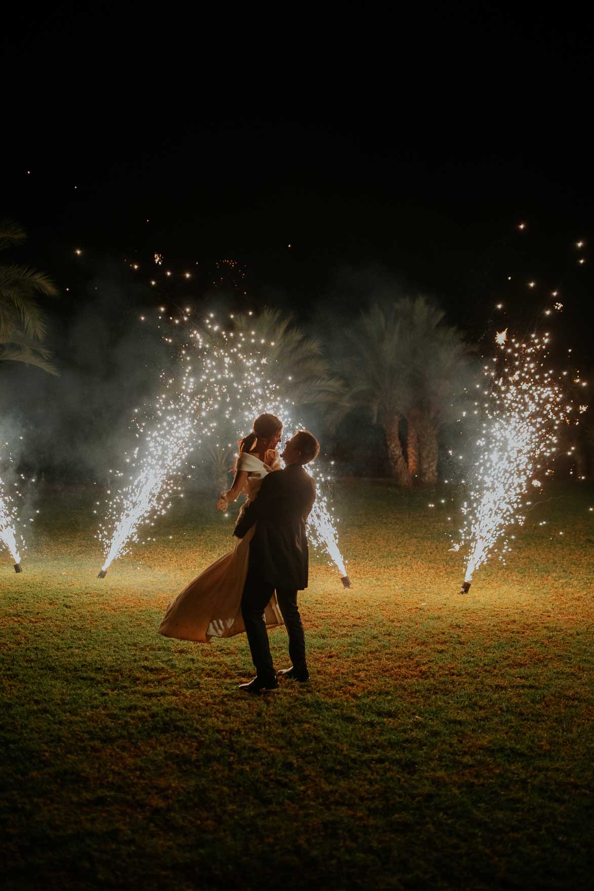 Fuegos Artificiales en Bodas